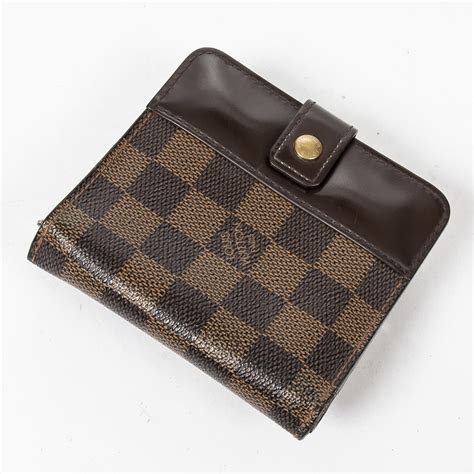 louis vuitton damier ebene compact zippy wallet|louis vuitton damier graphite wallet.